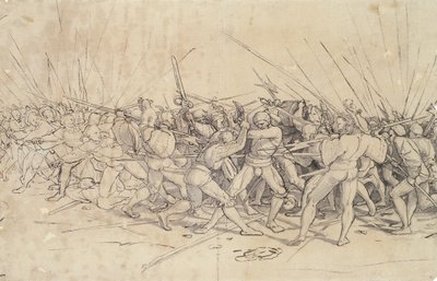 Battle Scene by Hans Holbein der Jüngere